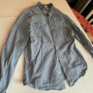 Hawker Rye long sleeve button down denim cotton stretch - Medium